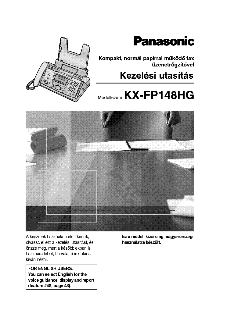 Panasonic Kx Fp 711 User Manual